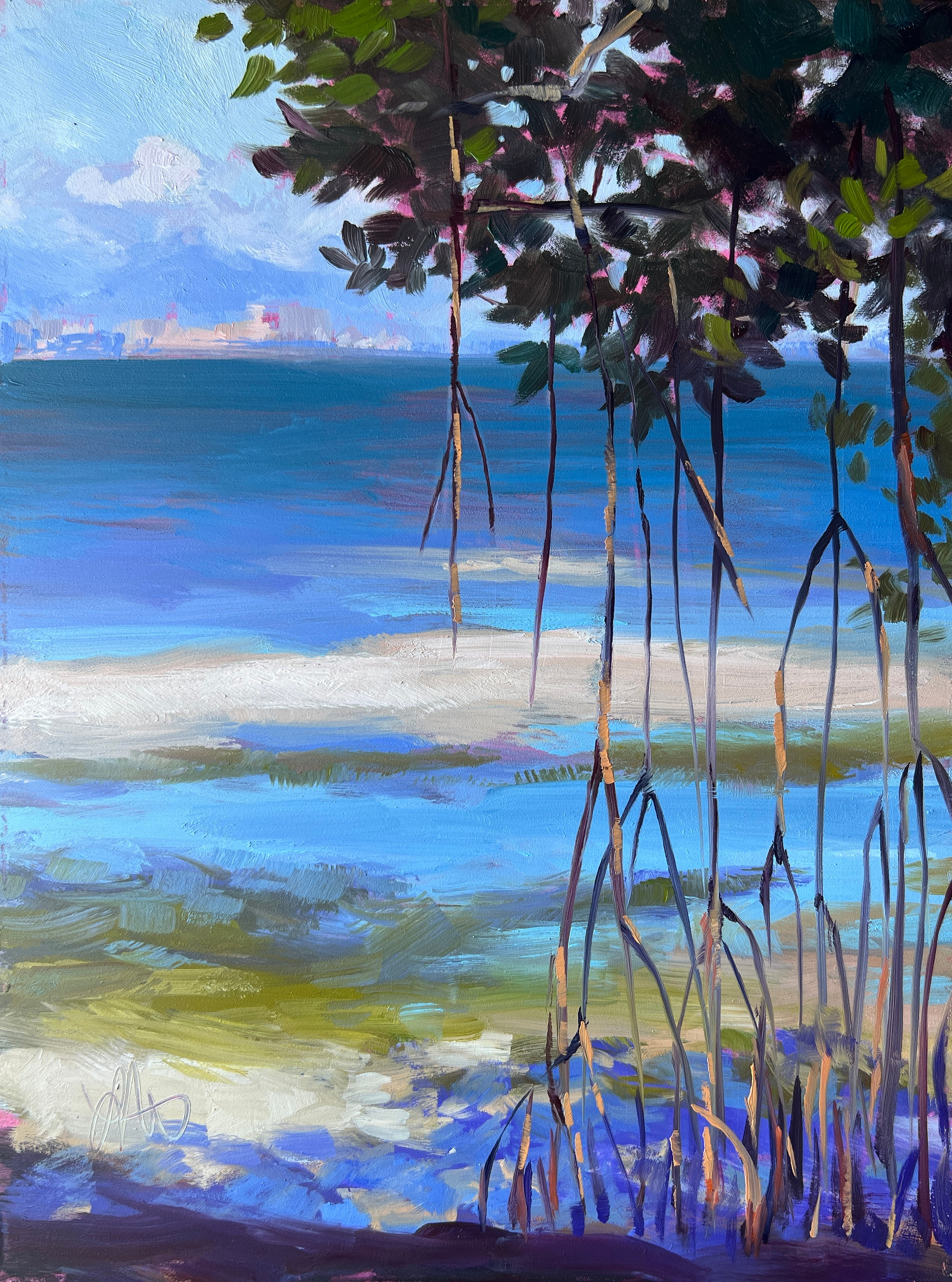 Mangrove Recruitment Area, 2025
12 in x 9 in Oil on Panel
Painted En Plein Air
Matheson Hammock Park - Coral Gables, FL
Available